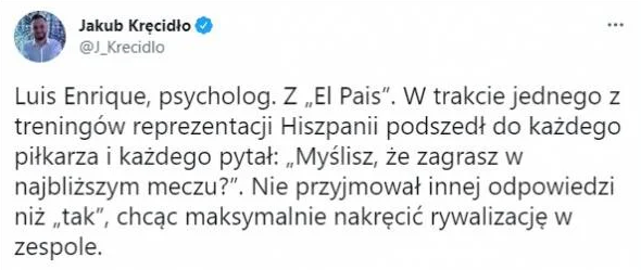 SPOSÓB Luisa Enrique na MOTYWOWANIE piłkarzy reprezentacji Hiszpanii